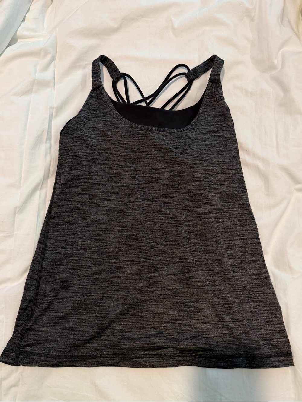 Lululemon Black Strappy Active Tank Top
